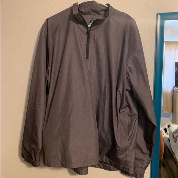 Pga Tour Medium Grey 1/4 Zip Up Golf Jacket - Picture 1 of 3